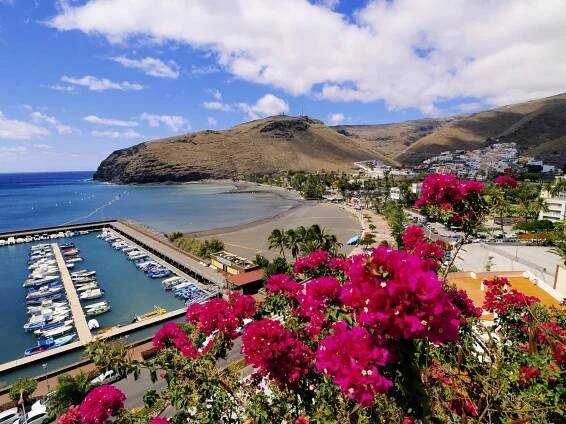San sebastian de la gomera, Kanárské ostrovy, Španělsko — Stock obrázek