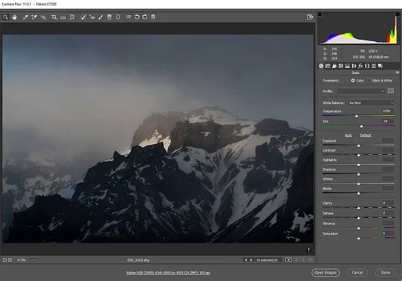 Adobe Camera RAW Presets in Photoshop