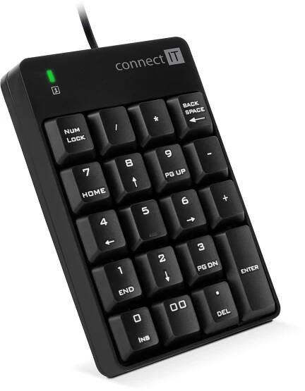 KLÁVESNICE CONNECT IT NumCALC CKB-0060-BK, numerická (CKB-0060-BK)