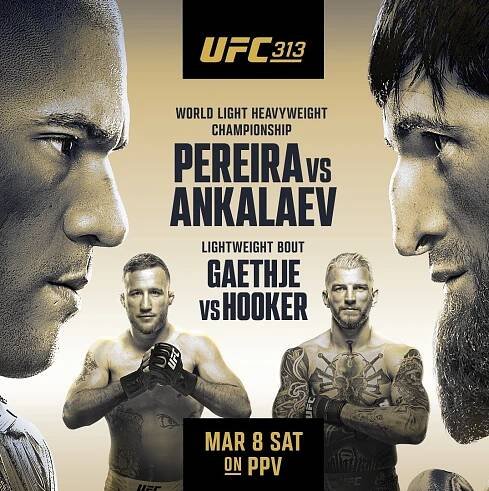 UFC 313 Poster Drops For ‘Pereira Vs Ankalaev’