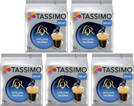 Tassimo L'or Lungo Decaf Bezkofeinová káva 16 ks