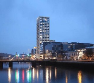 Planning Greenlight for 25-Storey Cork Apartment Tower - GNet 3D