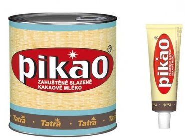 Pikao se původně začalo prodávat v plechovce a od roku 1972 je k dostání v tubách, zdroj: Mlékárna Hlinsko