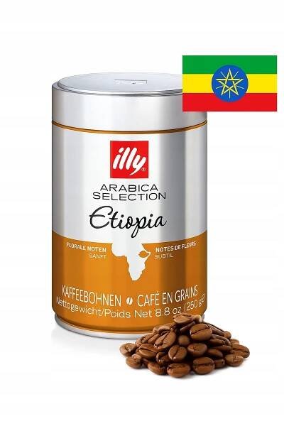 Káva Arabica Illy Monoarabica Etiopia Arabica pro italský trh