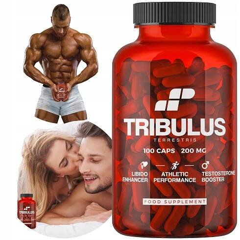 TRIBULUS TESTOSTERON TERRESTRIS KOTVIČNÍK TESTO LIBIDO 100 MUSCLE POWER
