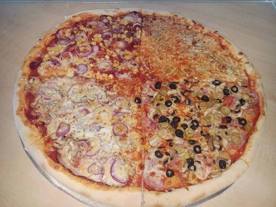 Zažeňte hlad: 1 či 2 pizzy k odnosu s sebou s průměrem 32 cm a 60 cm