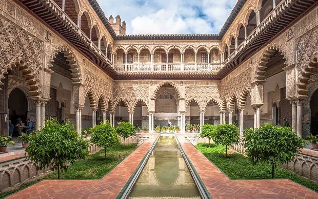 Alcázar Sevilla Gärten