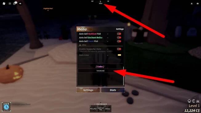 How To Redeem Codes In Fisch Roblox