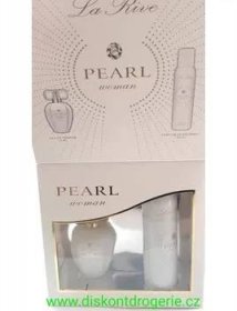 Dámský parfém LA RIVE Swarovski Pearl woman dámský dárkový set parfémovaná kazeta EDP 75ml a DEO 150ml