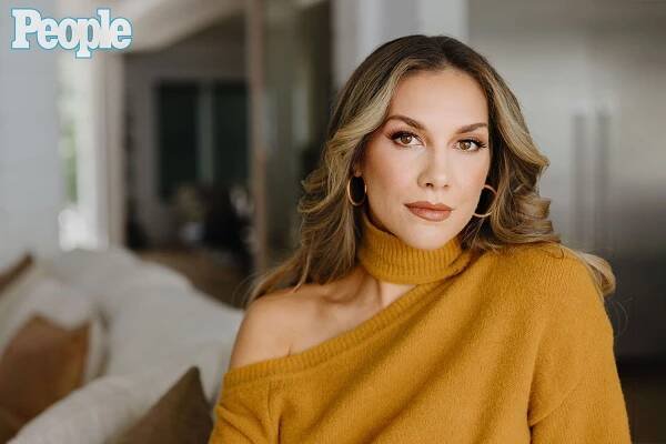 Allison Holker photographed at home on April 11, 2023 in Encino, CA. Photographer: Nolwen Cifuentes Hair & Makeup: Larke Hasstedt
