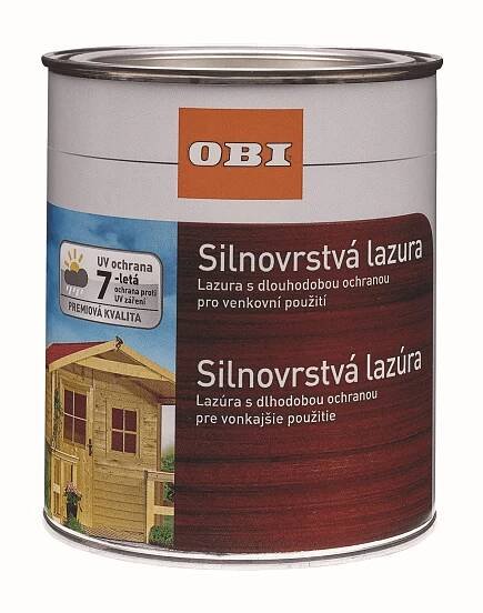 OBI Silnovrstvá lazura pro venkovní použití borovice 2,5 l