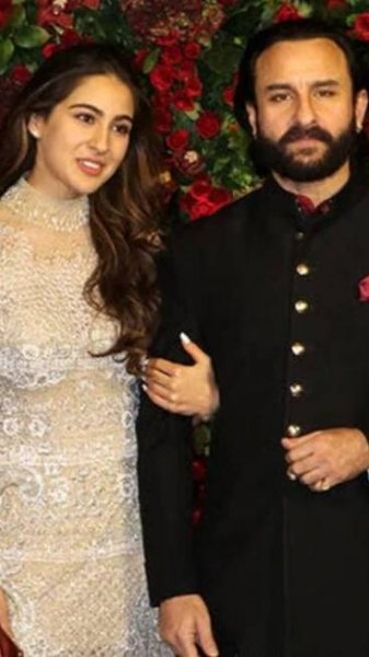 Saif Ali Khan and Sara Ali Khan pictures together