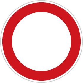 Dopravní značka Zákaz vjezdu všech vozidel v obou směrech B 1. Zákazová dopravní značka Zákaz vjezdu všech vozidel (v obou směrech).