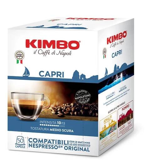 Kimbo Káva Kapsle pro Lavazza A Modo Mio CAPRI 50 kusů