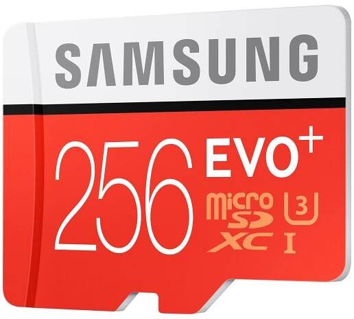 Samsung microSD karta EVO Plus 256 GB: najvyššia kapacita pre ukladanie objemných dát