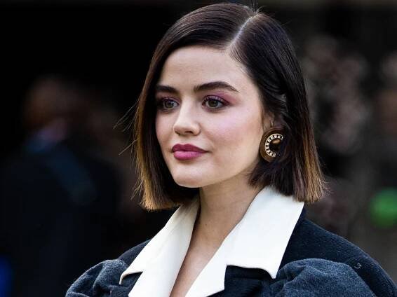 Lucy Hale Dyed Her Hair Lemon-Honey Blonde for Spring