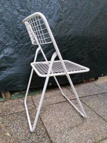 Kovová skládací zahradní  židle - undefined