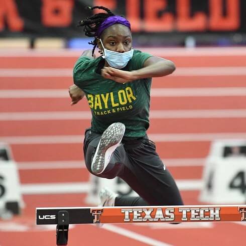 Ackera Nugent wins big at Big 12 Championships