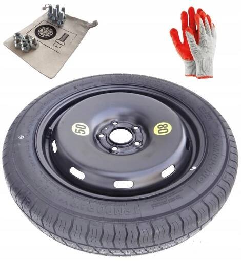 nové DOJEZDOVÉ KOLO 135/80 R17 MERCEDES KLASA C W205 (2014-2021) + ŠROUBY
