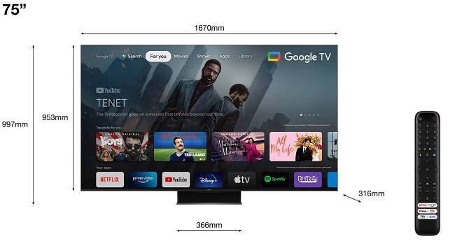 TCL 65" QLED (65C845)