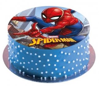 Jedlý papír na dort Spiderman 20 cm