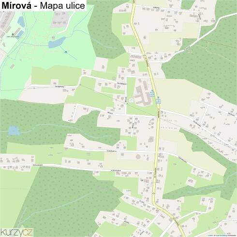 Mírová - mapy | Kurzy.cz