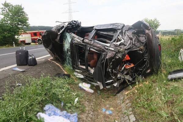 Při dopravní nehodě u Verušiček byly zraněny dvě osoby