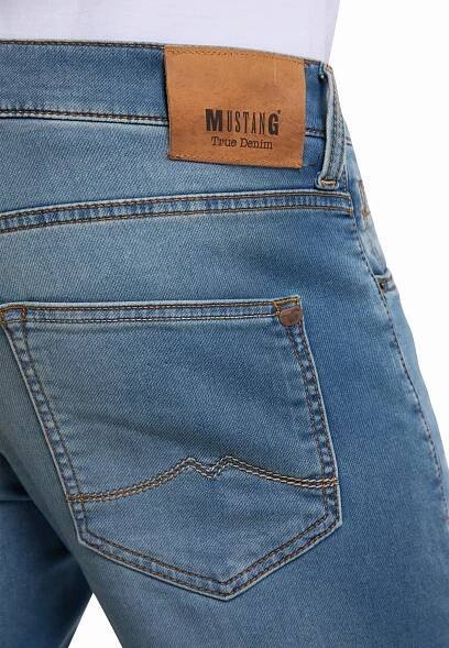 Pánské džíny MUSTANG Oregon Tapered K modré | EXE JEANS | Specialisté na džíny Mustang, Cross, Mavi a další