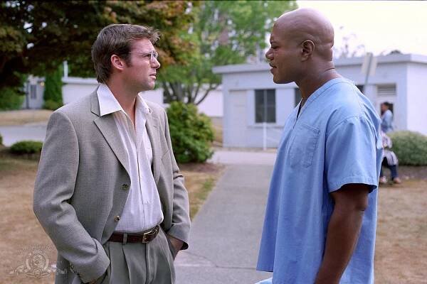 Hvězdná brána - Dvojí realita - Z filmu - Michael Shanks, Christopher Judge