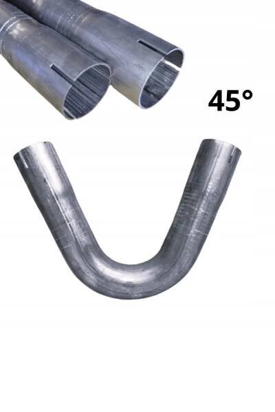 Oboustranně vylisované koleno trubka ocelová o průměru 50 mm 45 stupňů