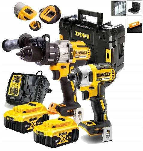 DeWalt DCK276P2T 18V XR COMBO sada DCD996 DCF887 2x5Ah 205 nm + 95 nm