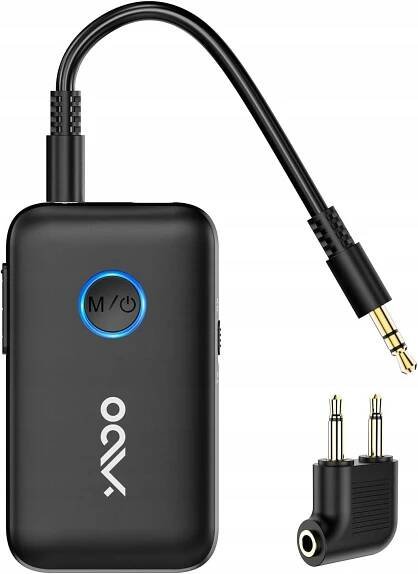 YMOO Vysílač Přijímač Bluetooth 2 v 1, Audio adaptér