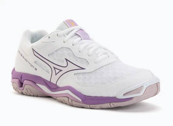 Dámské házenkářské boty Mizuno Wave Phantom 3 white/patrician purple/quince