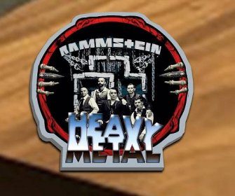 Podtácek Metal-Rammstein 2