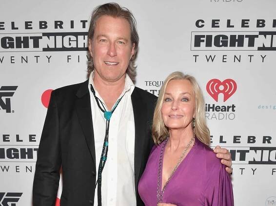 John Corbett and Bo Derek attend Celebrity Fight Night XXV