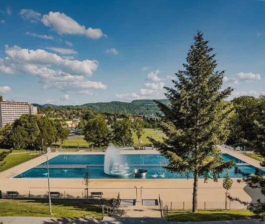 Venkovní areál plavecké haly Ústí nad Labem – Klíše | Atelier 11