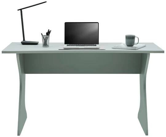 Psací stůl UTAPAU - šalvějově zelená, Moderní, kompozitní dřevo (140/76,2/65cm) - Mömax