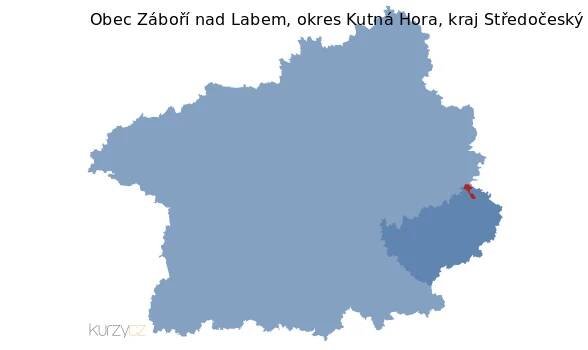 Záboří nad Labem v kraji Středočeský