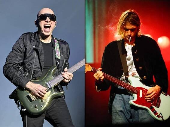 Joe Satriani and Nirvana's Kurt Cobain
