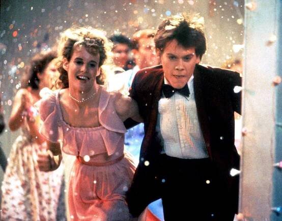 FOOTLOOSE, Lori Singer, Kevin Bacon, 1984, (c) Paramount/courtesy Everett Collection