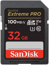 SanDisk SDHC 32GB Extreme Pro 100 MB/s Class 10 UHS-I U3 V30
