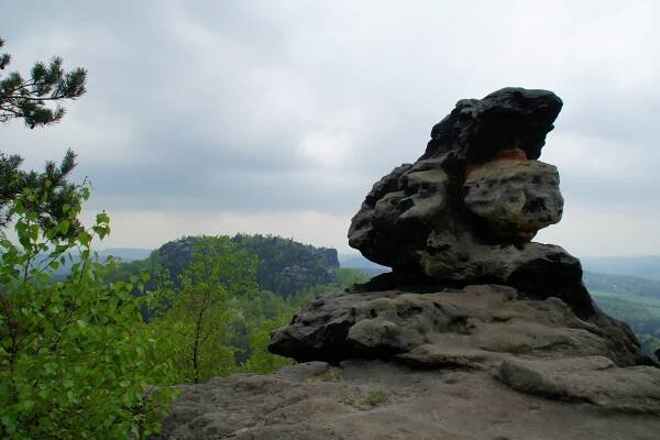 3 Gipfel an einem Tag – Kleinhennersdorfer Stein – Papststein – Gohrisch