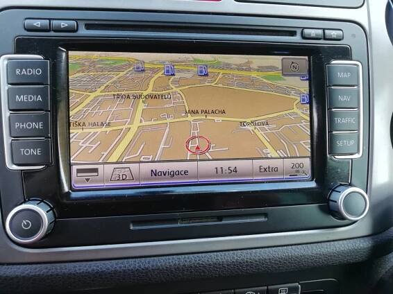 Vw tiguan mapy do navigace RNS 510
