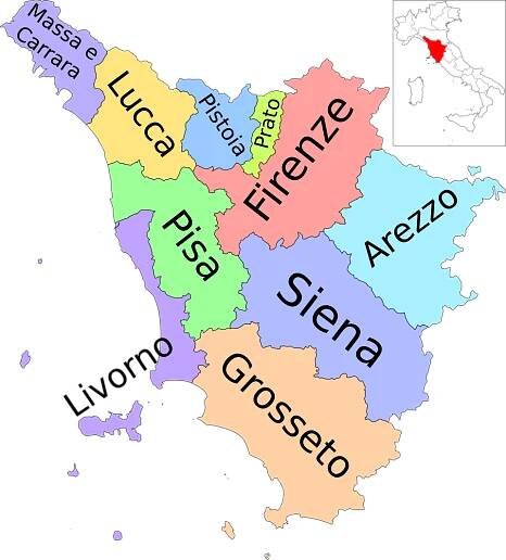 Soubor:Map of region of Tuscany, Italy, with provinces-it.svg – Wikipedie