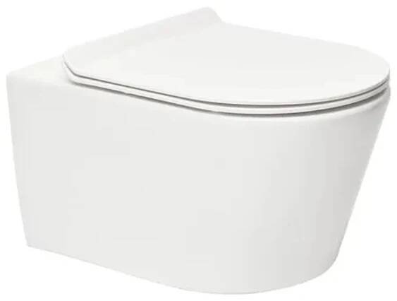 WC závěsné SAT Brevis včetně prkénka softclose, zadní odpad SATBRE011RREXP