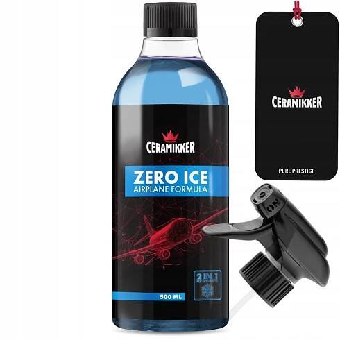SILNÝ odmrazovač skel Spray ZERO ICE AIRPLANE FORMULA Odmrazovací kapalina