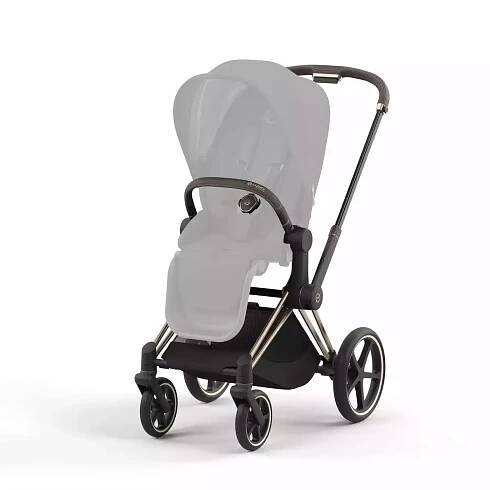 CYBEX Set 3v1 Priam 4.0 Rosegold Soho Grey + KIDDY Evoluna i-size 2 Lizard Green