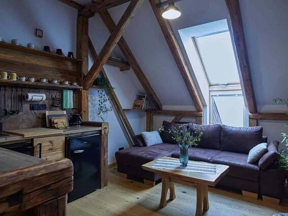 apartmán Josef - gauč - chalupa k pronájmu Mírová pod Kozákovem - Loktuše - foto 15