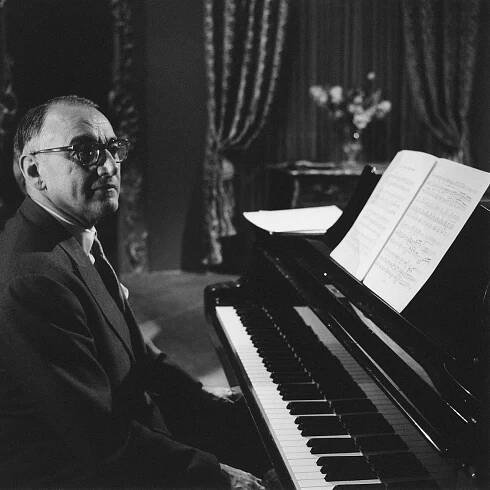 Portrait de Jacques Février (1900-1979) en 1964