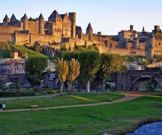 Pevnost Carcassonne v Carcassonne